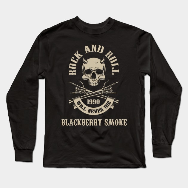 Never Die Blackberry Long Sleeve T-Shirt by Pantat Kering